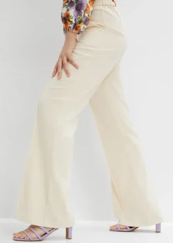 bonprix Pantalon de tailleur, coupe flare|Femme Pantalons