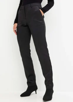 bonprix Pantalon de tailleur en satin|Femme Mode Festive|Pantalons