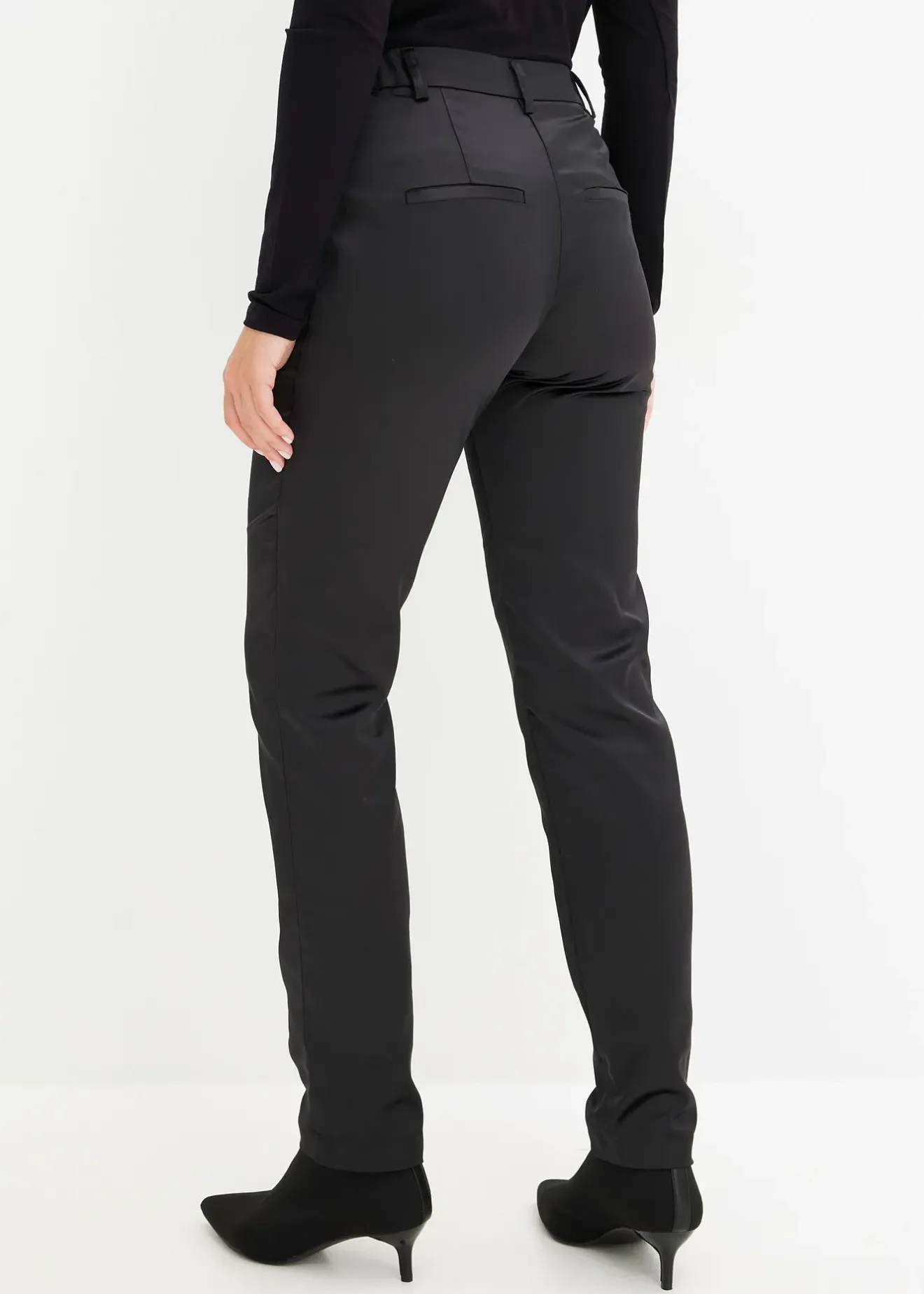 bonprix Pantalon de tailleur en satin|Femme Mode Festive|Pantalons