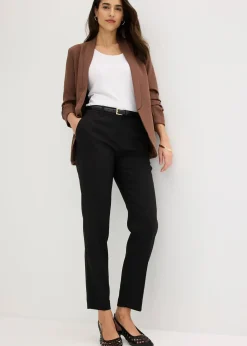 bonprix Pantalon de tailleur, taille courte|Femme Tailles Petite|Pantalons