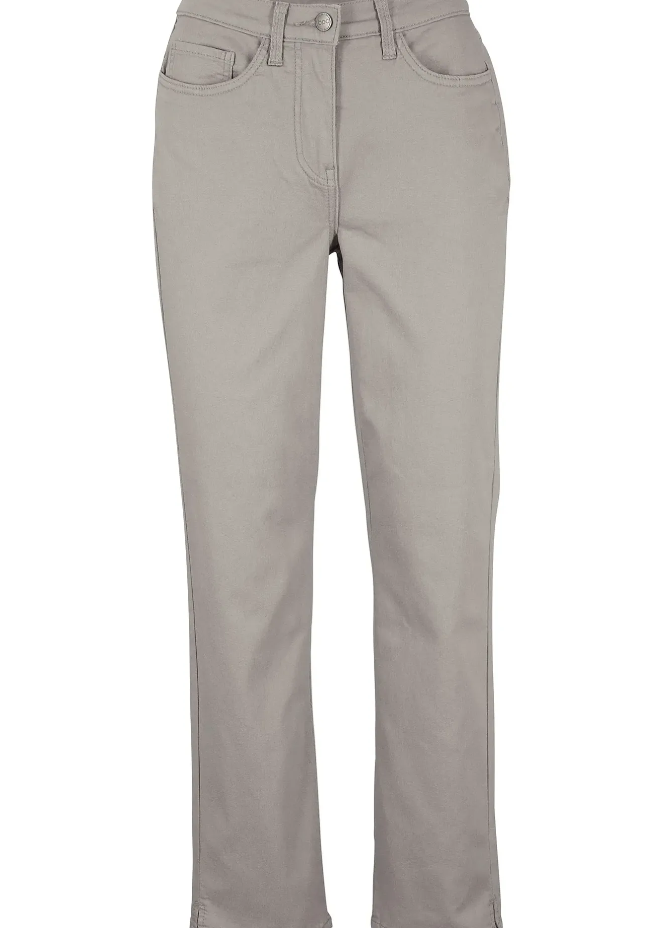 bonprix Pantalon droit et extensible, taille mi-haute|Femme Pantalons