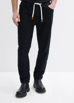 bonprix Pantalon droit et regular, taille extensible|Homme Pantalons