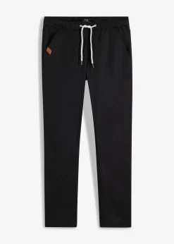 Homme bonprix Pantalons|Pantalon droit regular et extensible à taille élastiquée