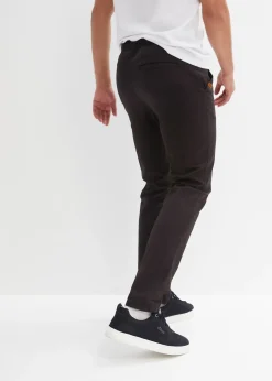 Homme bonprix Pantalons|Pantalon droit regular et extensible à taille élastiquée