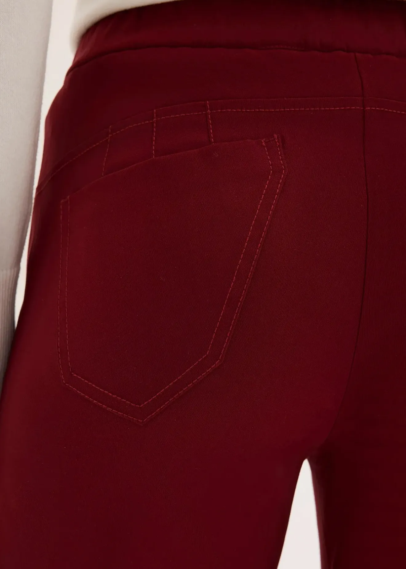 Femme bonprix Tailles Petite|Pantalon en bengaline extensible