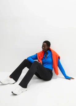 bonprix Pantalon en coton extensible|Femme Basiques|Pantalons