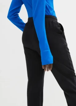 bonprix Pantalon en coton extensible|Femme Basiques|Pantalons