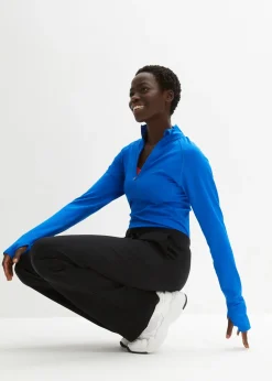 bonprix Pantalon en coton extensible|Femme Basiques|Pantalons