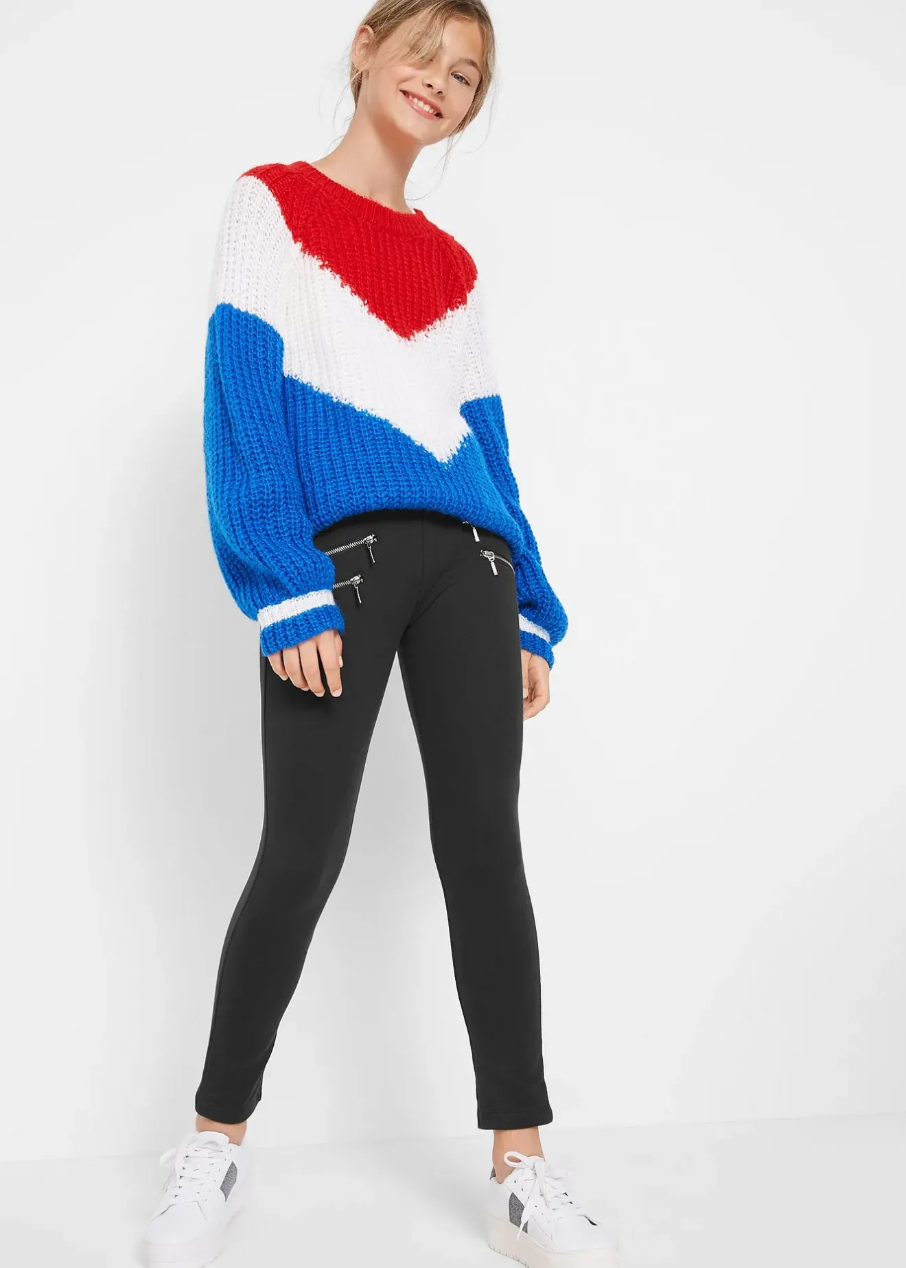 Enfant bonprix Vêtements Enfant|Filles 9-16 Ans·Pantalons & Leggings|Pantalon en coton extensible