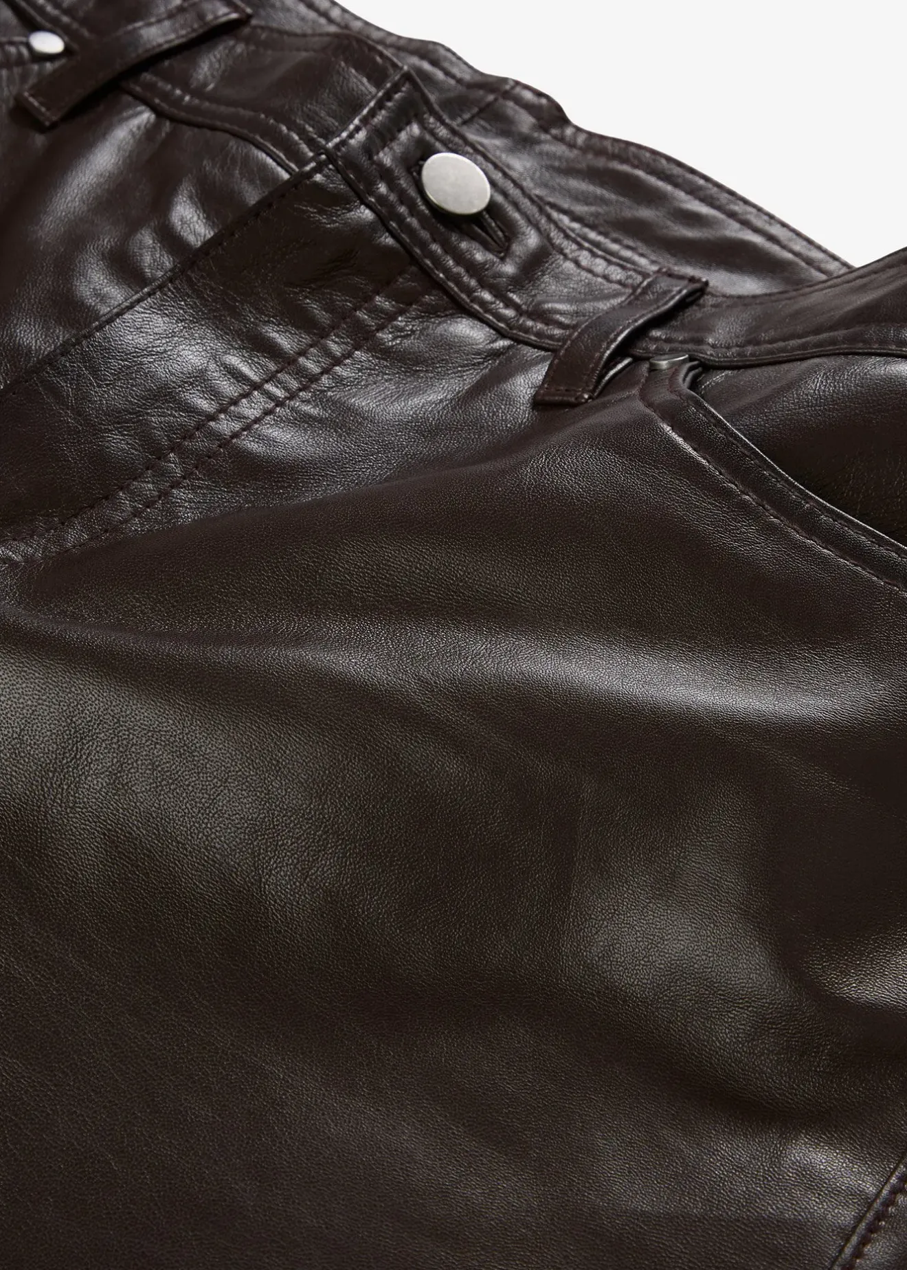 Femme bonprix Premium|Pantalons|Pantalon en cuir d’agneau nappa