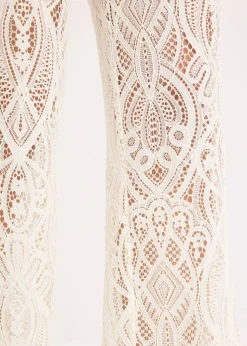 bonprix Pantalon en dentelle|Femme Pantalons