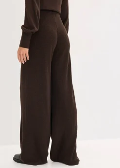 bonprix Pantalon en fine maille|Femme Pantalons