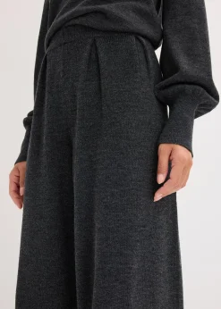 bonprix Pantalon en fine maille|Femme Pantalons