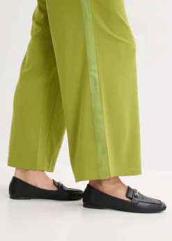 Femme bonprix Pantalons|Pantalon en jersey à patte décorative