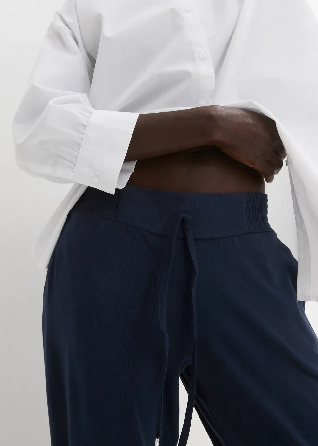 bonprix Pantalon en jersey coton|Femme Pantalons