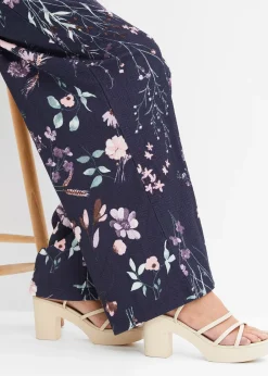 bonprix Pantalon en jersey de crêpe léger|Femme Pantalons