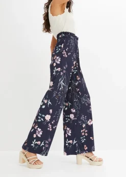 bonprix Pantalon en jersey de crêpe léger|Femme Pantalons