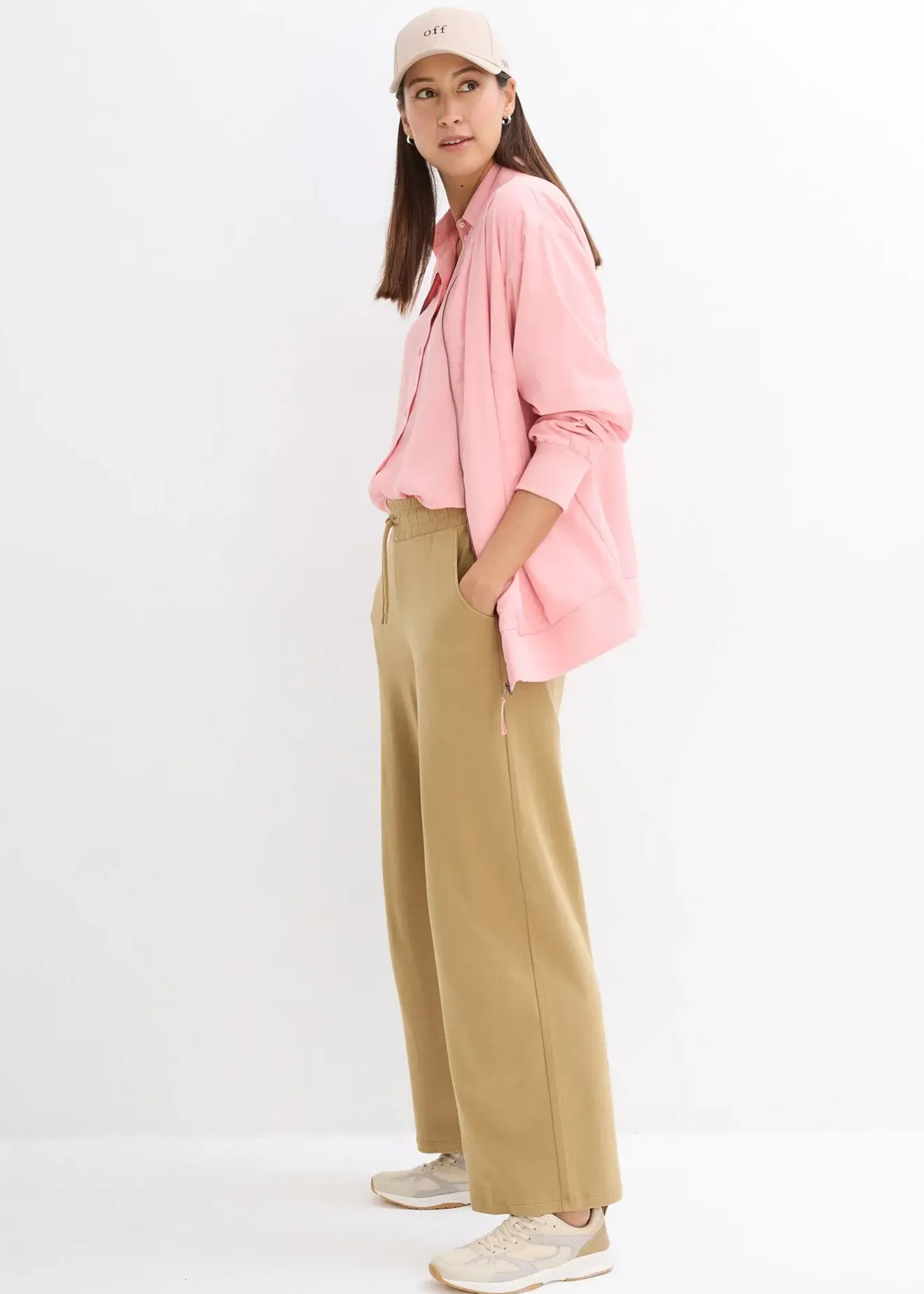 Femme bonprix Pantalons|Pantalon en jersey interlock