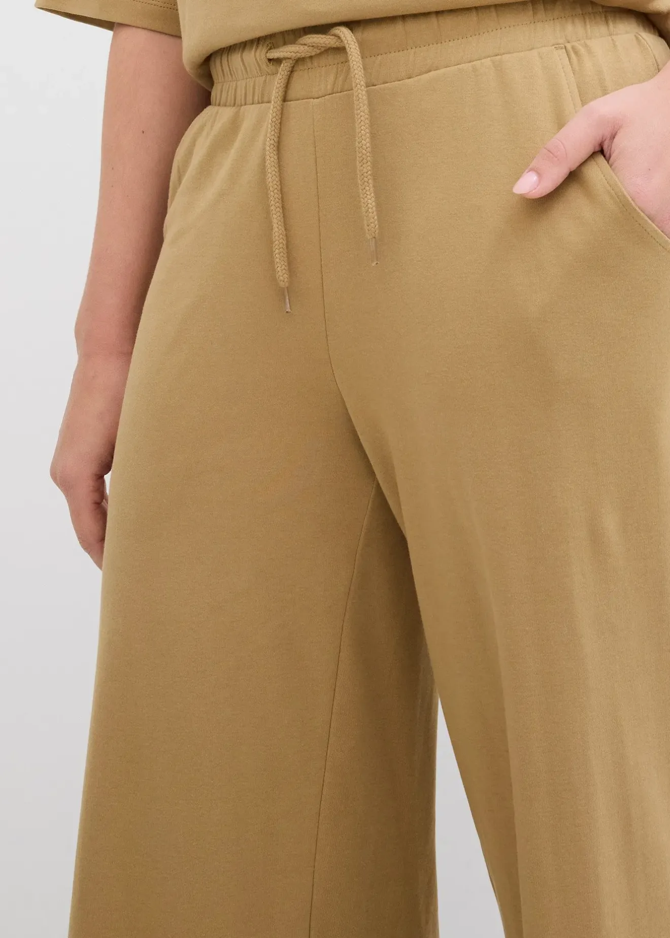 Femme bonprix Pantalons|Pantalon en jersey interlock