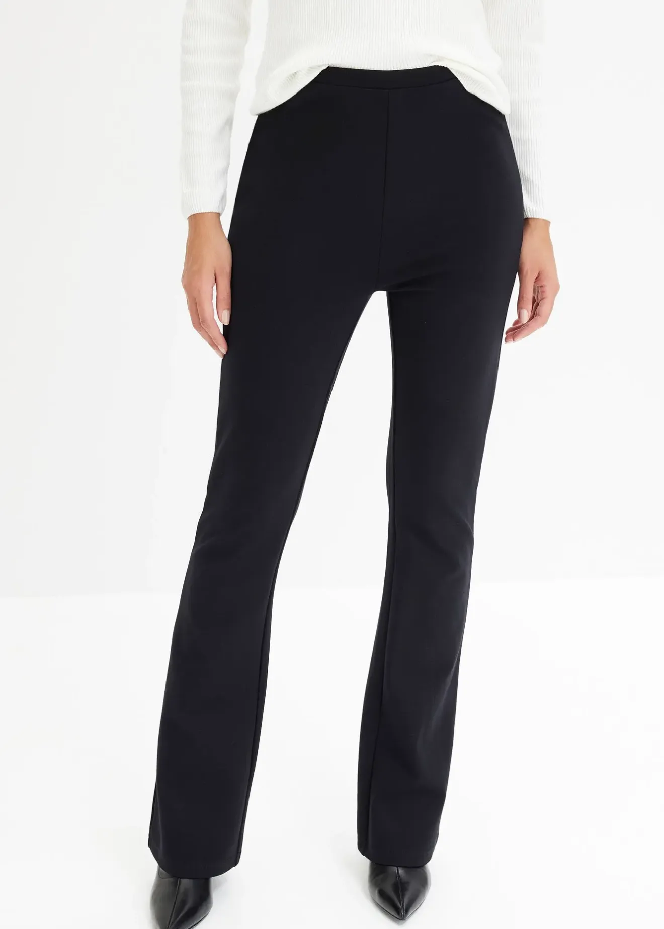 Femme bonprix Tailles Petite|Pantalons|Pantalon en jersey milano confortable