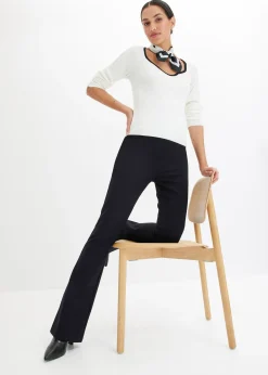 Femme bonprix Tailles Petite|Pantalons|Pantalon en jersey milano confortable