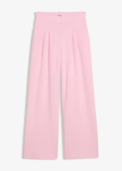 Femme bonprix Sweats|Pantalons|Pantalon en jersey néoprène à pinces
