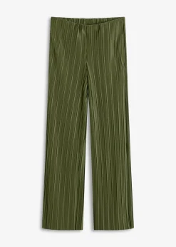 bonprix Pantalon en jersey plissé|Femme Pantalons