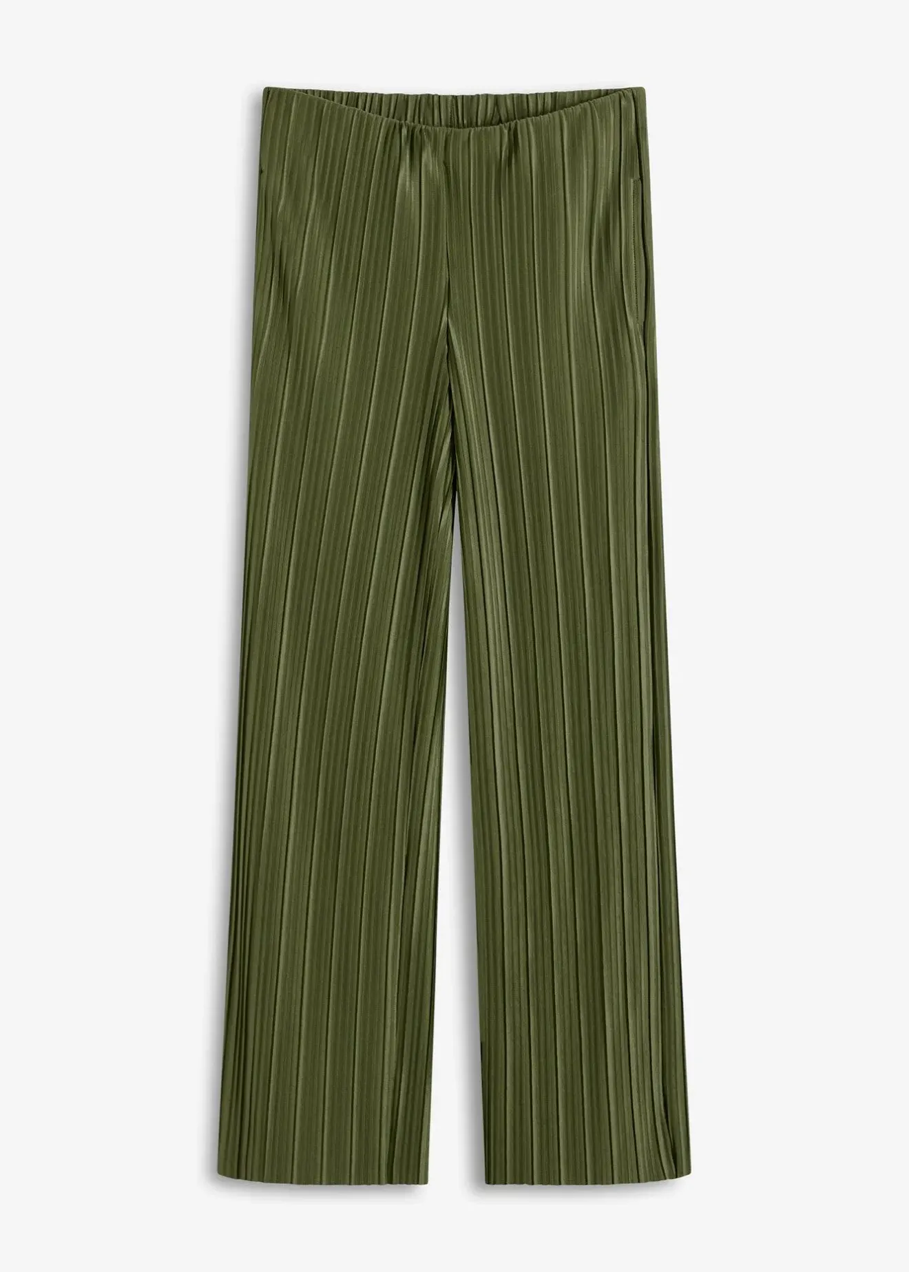 bonprix Pantalon en jersey plissé|Femme Pantalons