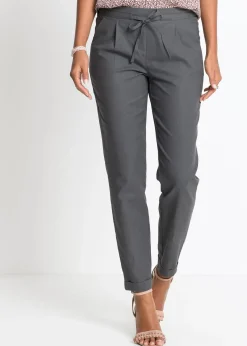 Femme bonprix Pantalons|Pantalon en lin mélangé
