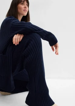 bonprix Pantalon en maille douce|Femme Pantalons