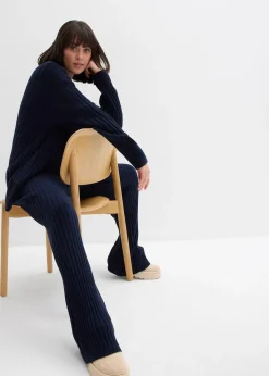 bonprix Pantalon en maille douce|Femme Pantalons