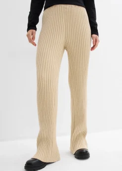 bonprix Pantalon en maille douce|Femme Pantalons