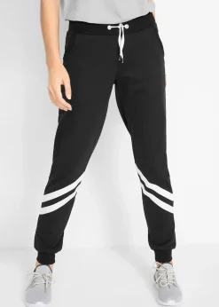 bonprix Pantalon en molleton à rayures|Femme Sweats|Pantalons