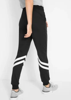 bonprix Pantalon en molleton à rayures|Femme Sweats|Pantalons