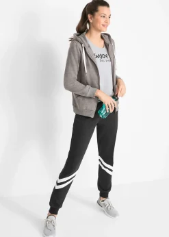 bonprix Pantalon en molleton à rayures|Femme Sweats|Pantalons