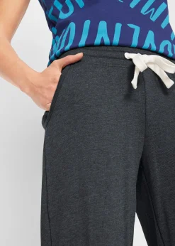 bonprix Pantalon en molleton, taille élastiquée|Femme Basiques|Sweats