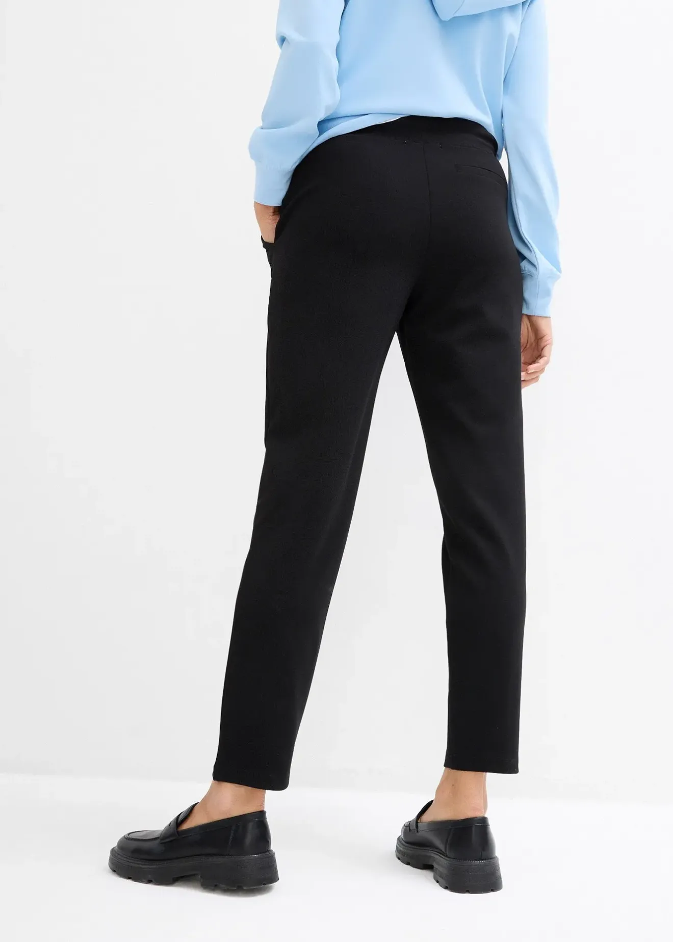 bonprix Pantalon en néoprène à taille élastiquée|Femme Basiques|Sweats