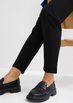 bonprix Pantalon en néoprène à taille élastiquée|Femme Basiques|Sweats