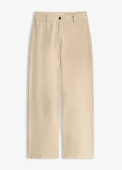 bonprix Pantalon en twill 100% coton|Femme Tailles Petite