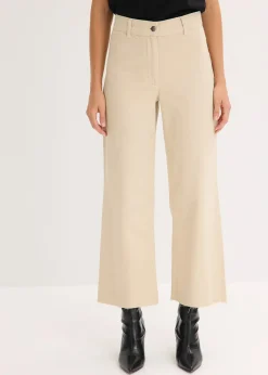 bonprix Pantalon en twill 100% coton|Femme Tailles Petite