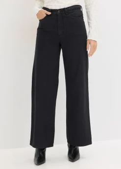 bonprix Pantalon en twill 100% coton|Femme Tailles Petite