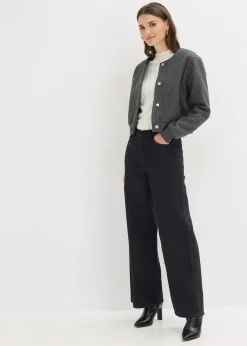 bonprix Pantalon en twill 100% coton|Femme Tailles Petite