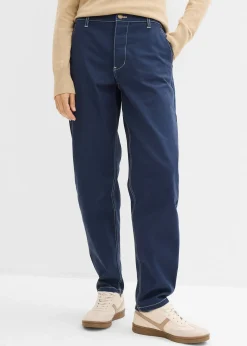 bonprix Pantalon en twill barrel|Femme Pantalons