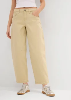 Femme bonprix Pantalons|Pantalon en twill de coton extensible