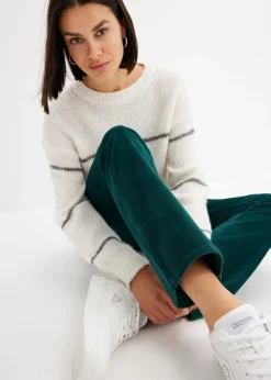 bonprix Pantalon en velours côtelé|Femme Pantalons