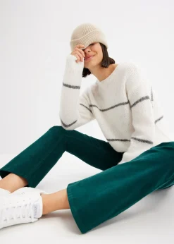 bonprix Pantalon en velours côtelé|Femme Pantalons