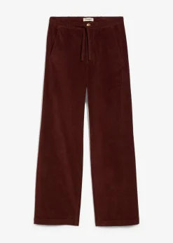 Femme bonprix Pantalons|Pantalon en velours côtelé, coton extensible