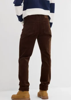 Homme bonprix Pantalons|Pantalon en velours côtelé extensible et confortable, Slim