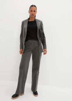 bonprix Pantalon en velours côtelé extensible|Femme Pantalons