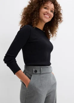 Femme bonprix Pantalons|Pantalon en viscose mélangée
